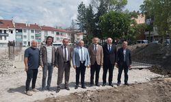 Tanyeri Okulu inşaatında incelemelerde bulunuldular