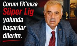 ÇESOB Başkanı Gür’den Arca Çorum FK’ya destek mesajı