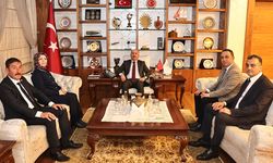 Köylere Hizmet Götürme Birliği encümen üyelerinden Vali Çalgan’a ziyaret