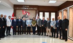 Çorum Milli Eğitim’de bayramlaşma programı düzenlendi