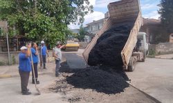 Osmancık’ta yol bakım ve onarım çalışması var