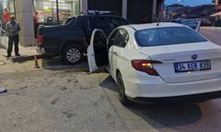 Çorum’da korkutan zincirleme kaza! Alkollü sürücünün çarpma anı kameraya yansıdı