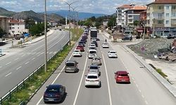 Çorum-Ankara yolunda bayram dönüşü yoğunluğu