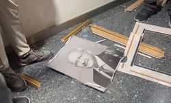CHP Genel Merkezi’nde mutlak butlan protestosu: Kılıçdaroğlu’nun fotoğrafı indirildi