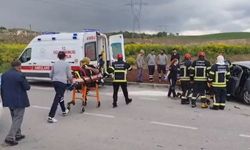 Çorum'da 2 otomobil çarpıştı: 7 kişi yaralandı