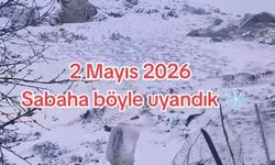 Osmancık’ta Mayıs ayında kar sürprizi