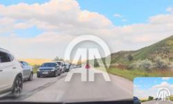 Çorum-Ankara yolunda bayram dönüşü yoğunluğu