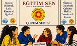 Eğitim Sen Çorum Şubesi’nden 19 Mayıs mesajı ve etkinlik çağrısı