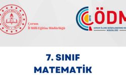 Çorum’da 7. sınıf öğrencilerine matematik fasikülü dağıtıldı