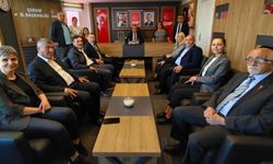 CHP heyeti Çorum İl Başkanlığı’nda bir araya geldi