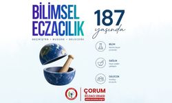 Çorum Eczacılar Odası'nın Bilimsel Eczacılığın 187. Yılını Kutlama Reklamı