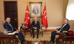 Bakan Mustafa Çiftçi ve Bakan Akın Gürlek'ten Devlet Bahçeli'ye ziyaret