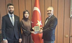 Yağmur Elif Saraç'tan İl Müftüsü Şahin Yıldırım'a ziyaret