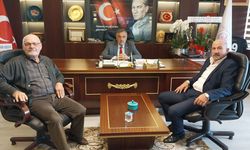 Kargı Şoförler ve Nakliyeciler Odası'ndan ÇESOB Başkanı Gür'e ziyaret