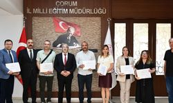 STEM Çalıştayı'nda görev alan öğretmenlere başarı belgesi