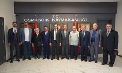 Kent Konseyi yönetiminden Kaymakam Duman'a ziyaret