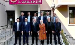 Osmancık heyetinden Duran Bıyık'a hayırlı olsun ziyareti