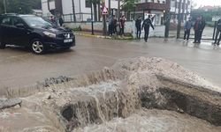 Osmancık'ta sağanak hayatı olumsuz etkiledi