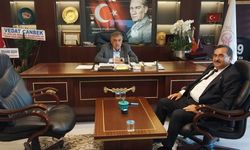 Ziraat Odası Başkanı Özdemir’den ÇESOB Başkanı Gür’e ziyaret