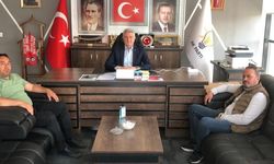 Köy muhtarlarından Merkez İlçe Başkanı Alagöz’e ziyaret