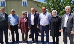 Kumçelteği köyündeki mevlüt programına katıldılar