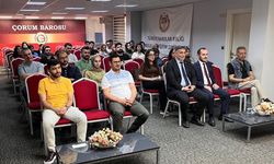 Çorum Barosu’nda iş kazaları ve meslek hastalıkları semineri düzenlendi