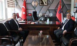 Başkan Muhsin Dere, İlçe Emniyet Müdürü Murat Önder’i ziyaret etti