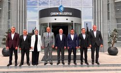 İl Genel Meclisi Başkanı Bıyık ve yönetiminden Başkan Aşgın'a ziyaret