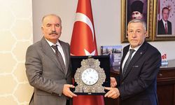 Levent Tuzcu'dan Vali Ali Çalgan'a veda ziyareti