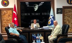 Mehmet Sayan ve Yeşilbaş'tan Borsa Başkanı Özkubat'a ziyaret