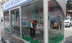 Çorum’da duraklar temiz ve bakımlı hale getirildi