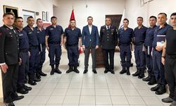 Jandarma’dan Kaymakam Kerem Yüce’ye ziyaret
