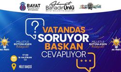 Bayat’ta vatandaş soruyor, başkan cevaplıyor buluşması