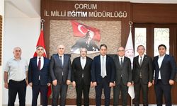 Bakanlık Müfettişlerinden İl Millî Eğitim Müdürü Çağlar’a Ziyaret