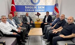Sağlık-Sen Çorum Şubesi’ne Hayırlı Olsun Ziyareti