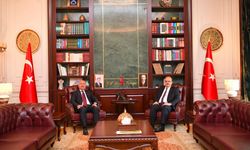 Vali Ali Çalgan, Vali Yakup Canbolat’ı ziyaret etti