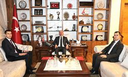 Kaymakamlardan Vali Çalgan’a veda ziyareti