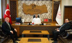 Başhekim Gömeç, Osmancık'tan gelen konuklarını ağırladı