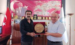 Mecitözü Tapu Sicil Müdürü Aral’dan veda ziyareti