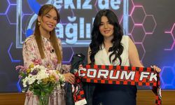 Özlem Çağlar’dan Ebru Şallı’ya Çorum FK forması