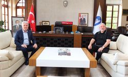 Başkan Aşgın, Mustafa Alagöz’ü ağırladı