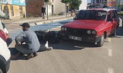 Motosiklet kazası korkuttu: 1 kişi yaralandı