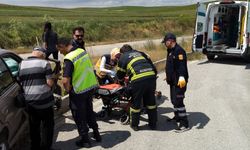 Çorum'da iki otomobil çarpıştı: 1 yaralı