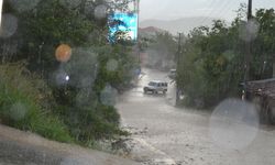 Dodurga’da dolu ve sağanak hayatı olumsuz etkiledi
