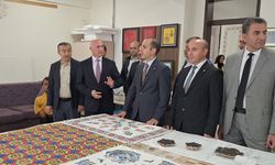 İskilip’te el emeği ürünler görücüye çıktı