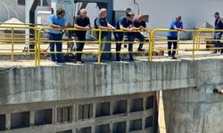 Kaymakam Düzgün HES Barajı’nda İnceleme yaptı