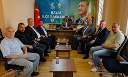 Duran Bıyık’tan Bayat teşkilatına ziyaret