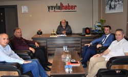 İletişim Başkanlığı heyetinden Yayla Haber’e ziyaret