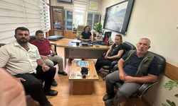 AK Parti'den yeni görevine başlayan Müdüre hayırlı olsun ziyareti