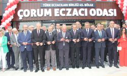 Çorum Eczacı Odasının yeni hizmet binası törenle açıldı